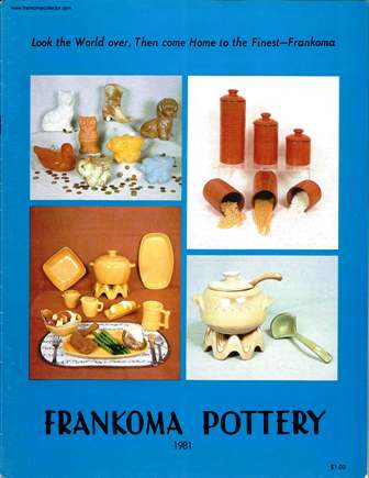 Frankoma 1981 Catalog Cover